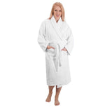 Classic Turkish Towels CTT - Luxury 100% Turkish Cotton Terry Cloth Bath Robe for Women & Men, 400 GSM Soft & Plush Long Robe