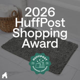 GORILLA GRIP Bath Rug Mat for Bathroom, Absorbent Chenille, 24x17 Gray