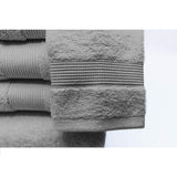 Peacock Alley Liam Turkish Bath Towels - 600 Gram Weight, Extra-Long Staple Low Twist Cotton - Luxury Bath Towel Collection in 4 Colors - 6pc Towel Set (Dark Grey)
