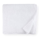 Sferra Sarma Bath Towel 30" x 60" - 650 GSM, 100% Turkish Combed Cotton - Elegant Solid Design Towel - Super Soft, Ultra-Absorbent, and Quick Dry Towels for Bathroom - White