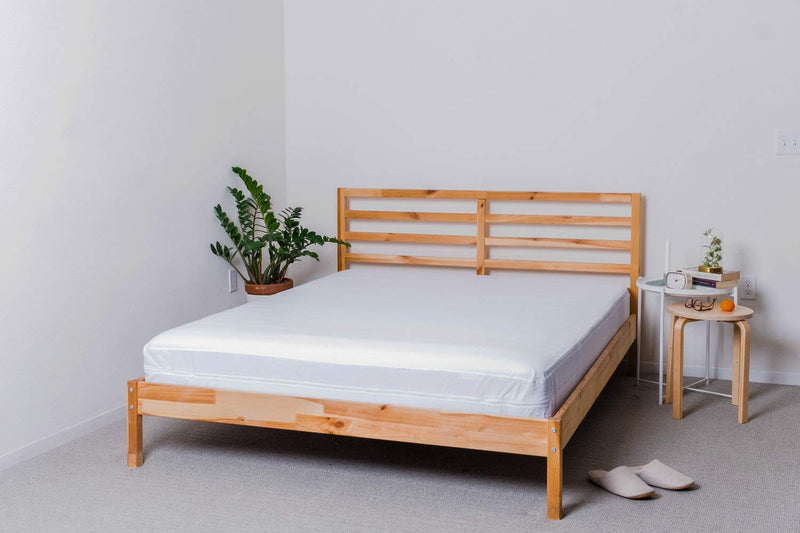 HOSPITOLOGY PRODUCTS Mattress Encasement - Zippered Bed Bug Dust Mite Proof Hypoallergenic - Sleep Defense System - Queen - Waterproof - Stretchable - Standard 12" Depth - 60" W x 80" L