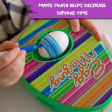 The Eggmazing Egg Decorator Authentic White Wooden Eggs - for Easter Egg Decorating, Arts and Crafts - Matte White Eggs Specifically Designed to be Used with All Eggmazing Egg Decorators (12 Pack)