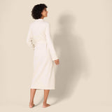 Amazon Essentials Women's Lightweight Waffle Full-Length Bath Robe (Available in Plus Size), Beige, Large