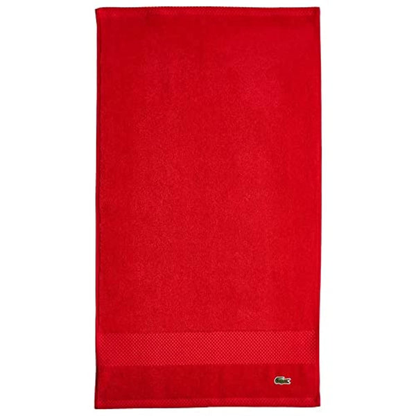 Lacoste Heritage Supima Cotton Hand Towel, Formula One, 16" x 30"
