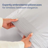 Split King Size 5 Piece Sheet Set - Comfy Breathable & Cooling Bed Sheets Set - Hotel Luxury Bedding for Women, Men, Kids & Teens - Deep Pockets, Easy-Fit, Soft & Wrinkle Free - Oeko-Tex - French Grey