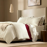 BOLL & BRANCH Flannel Duvet Set, King/Cal King, Cream
