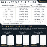 Aricove Cooling Weighted Blanket for Adults, 15 lbs, Full/Queen Size Weighted Blanket, 60x80 inches, Silky Soft Bamboo Viscose, Machine Washable, White