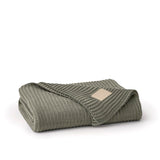 BOLL & BRANCH Sunday Throw Blanket, 70" x 45", Juniper/Sageleaf