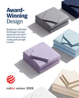 REST® Evercool®+ Cooling Sheet Set, Queen Size, Light Gray, Breathable Bed Sheets for Hot Sleeper and Night Sweats, with Pillowcases, with Ionic+ Self-Cleaning Silver Yarn for Sensitive Skin, 4PCS