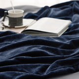 Bedsure GentleSoft Navy Blue Throw Blanket for Couch - 300GSM Soft Cozy Fleece Blankets for Home Decor Gifts Throws for Travel Camping 50x60 Inches