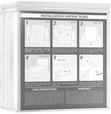 HOSPITOLOGY PRODUCTS Mattress Encasement - Zippered Bed Bug Dust Mite Proof Hypoallergenic - Sleep Defense System - Queen - Waterproof - Stretchable - Standard 12" Depth - 60" W x 80" L