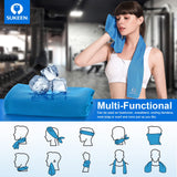 Sukeen 4 Pack Cooling Towels (40"x12"), Cooling Neck Wraps, Ice Towel, Soft Breathable Chilly Towel,Microfiber Towel for Yoga,Sport,Running,Gym,Workout,Camping,Fitness,Workout & More Activities