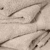SUPERIOR Egyptian Cotton Ultra Plush & Absorbent, 6 Piece Set, Stone