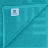 White Classic Luxury Bath Mat Floor Towel Set - Absorbent Cotton Hotel Spa Shower/Bathtub Mats [Not a Bathroom Rug] 22"x34" | 2 Pack | Aqua