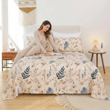 JSD Boho Floral Printed Queen Sheet Set Extra Deep Pocket
