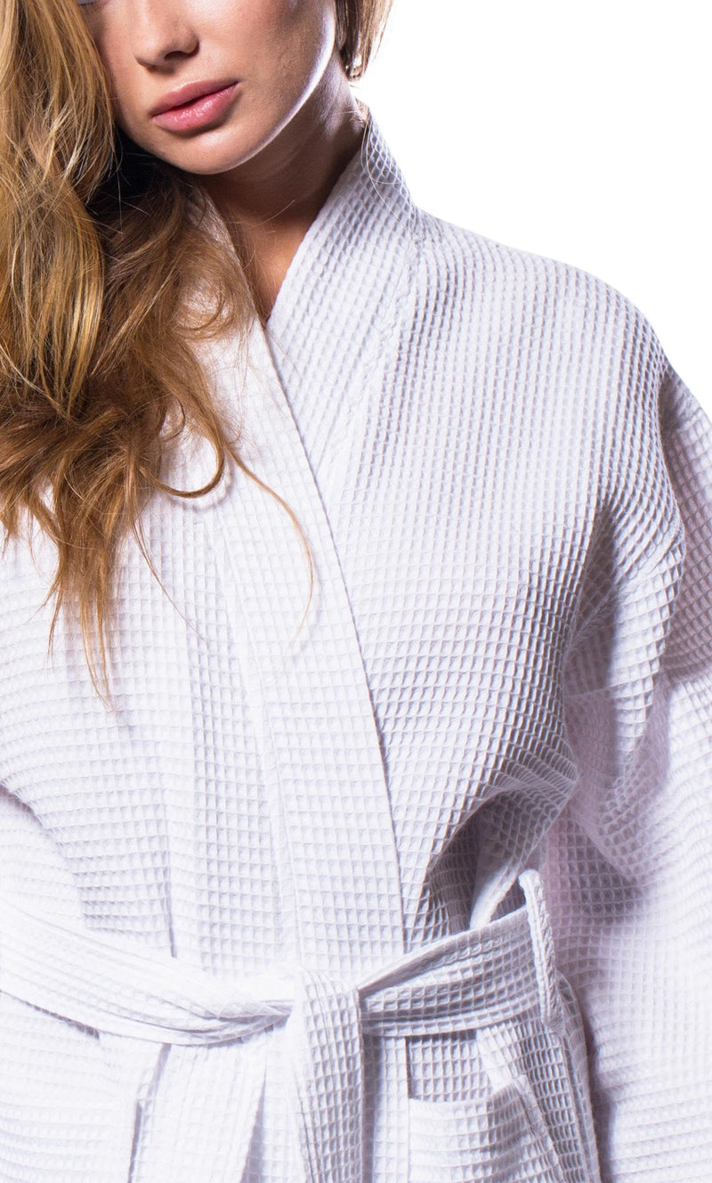 Weave Robe Men Mens Summer Robes Lightweight Plus Size Embroidered White Waffle Weave ...
