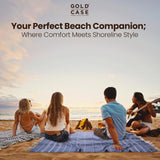 GOLD CASE HOME COLLECTION Lycia Turkish Beach Towel Set of 6-100% Cotton & Sand Free Towels for Vacation Essentials - XXL Pre Washed Quick Dry Travel Bath Towel - 70 x 38 Inches - Black