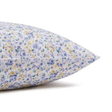 Amazon Basics Lightweight Breathable Super Soft Easy Care Microfiber 4-Piece Bed Sheet Set, Wrinkle Resistant with 14-Inch Deep Pockets, Queen, Blue Floral, Printed