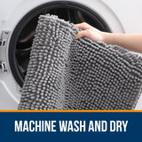 OLANLY Bathroom Rugs 30x20, Extra Soft Absorbent Chenille Bath Rugs