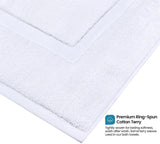 Utopia Towels Cotton Bath Mat, 21x34 in, 2 Pack, White