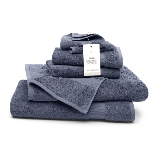BOLL & BRANCH Plush Bath Sheet Set, 6 Pieces, Mineral