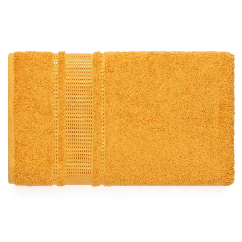 Melissa Linen, 2 Piece Hand Towel Set, 100% Turkish Cotton Face Hand Towels for Bathroom, 20 in x 35 in, Absorbent, Quick Dry, Durable and Soft, Spa and Hotel Quality, Yellow