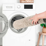 COTTON CRAFT 2 Pack Reversible Bath Mat - Soft Plush Bath Rug -17x24- Linen