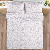 Utopia Bedding King Sheet Set, Soft Microfiber 4 Piece Bed Sheets with 15" Deep Pocket - Easy Care Brushed Microfiber (Vintage Floral)