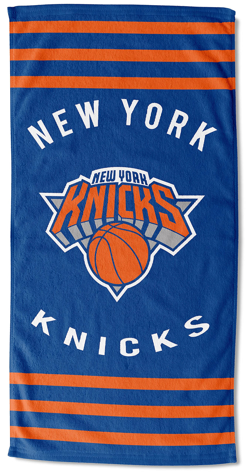 Northwest NBA New York Knicks Unisex-Adult Beach Towel, 30" x 60", Stripes