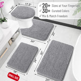 OLANLY Bathroom Rugs 30x20, Extra Soft Absorbent Chenille Bath Rugs