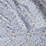 Amazon Basics Lightweight Breathable Super Soft Easy Care Microfiber 4-Piece Bed Sheet Set, Wrinkle Resistant with 14-Inch Deep Pockets, Queen, Blue Floral, Printed