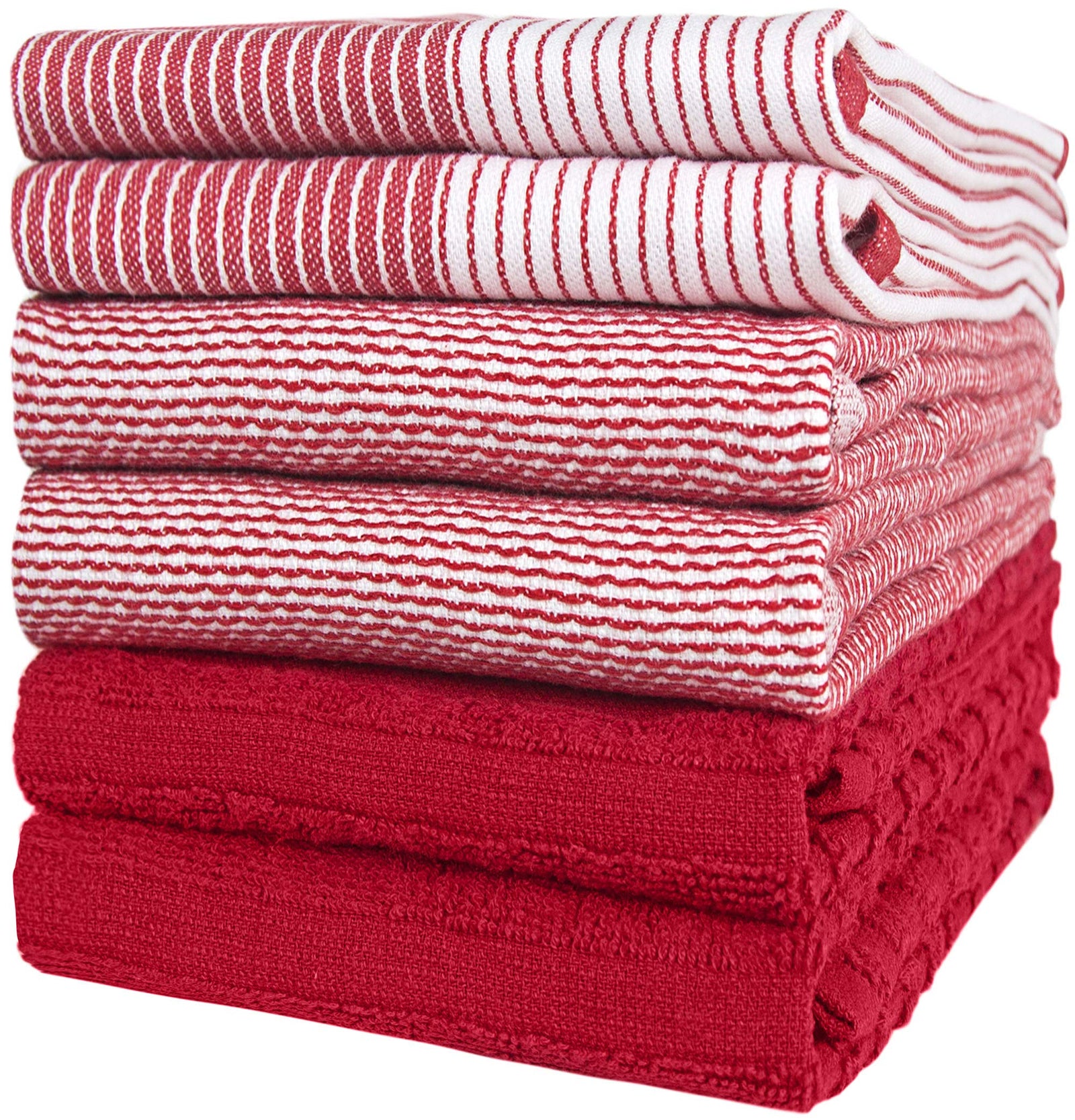 Premium Kitchen Towels 20 x 28 6 Pack Large Cotton Kitchen Hand Gozatowels