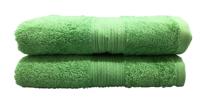 light green bath towel