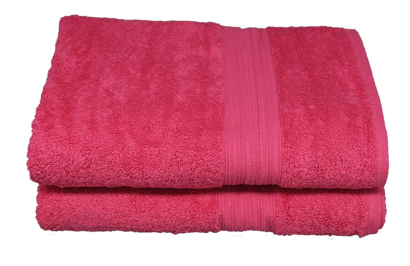 raspberry bath towel