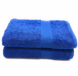 royal blue bath towel