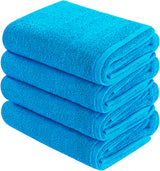 auqa blue hand towel