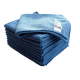 blue microfiber towel