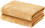 brown bath towel