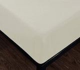 beige fitted sheet