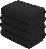 black hand towel