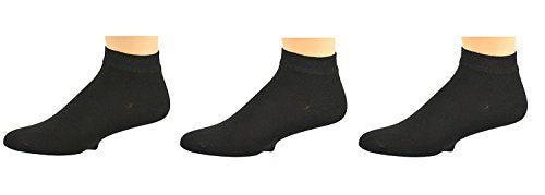 Goza Socks Men's Bamboo No Show Socks with Seamless Toe (3 Pair Pack)