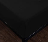 black fitted sheet