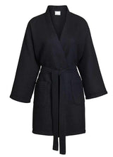 Goza Towels Women's Thight Length Kimono Waffle Spa Robe - Gozatowels