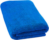 blue bath sheet