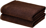 dark brown bath towel