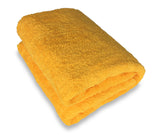 yellow bath sheet
