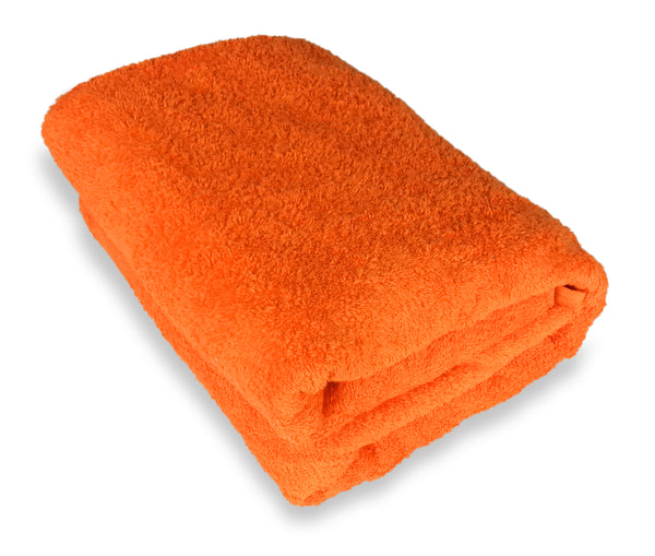 orange bath sheet