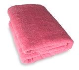 pink bath sheet