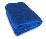 blue bath sheet