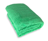 green bath sheet